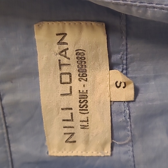 Blue dress shirt, Nili Lotan, size small - Picture 3 of 3